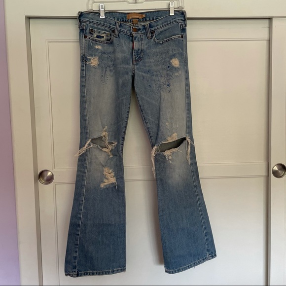 Vintage Abercrombie & Fitch Low Rise Flare Jeans - Picture 3 of 5